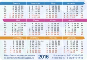 Карманный календарик для Школы Натальи Толоконской оборот